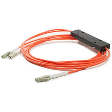 Add-On Addon 3M Lc (Male) To 2Xlc (Male) Orange Om2 Simplex Fiber Splitter ADD-CS-1X2553MMLC